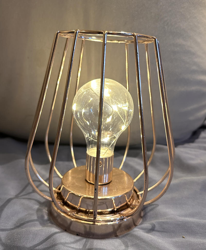 Geometric Light - Rose Gold