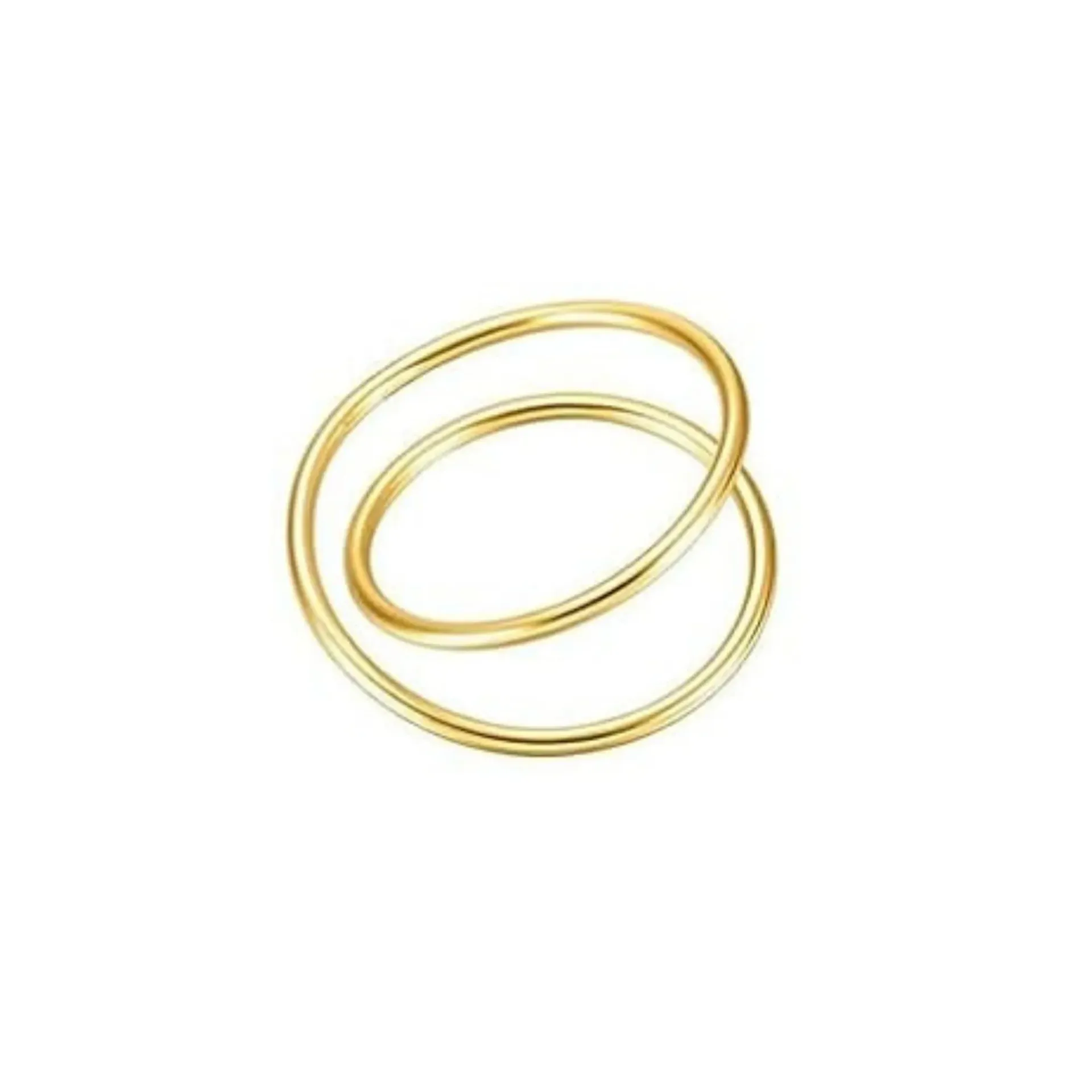Napkin Rings - Gold Spiral