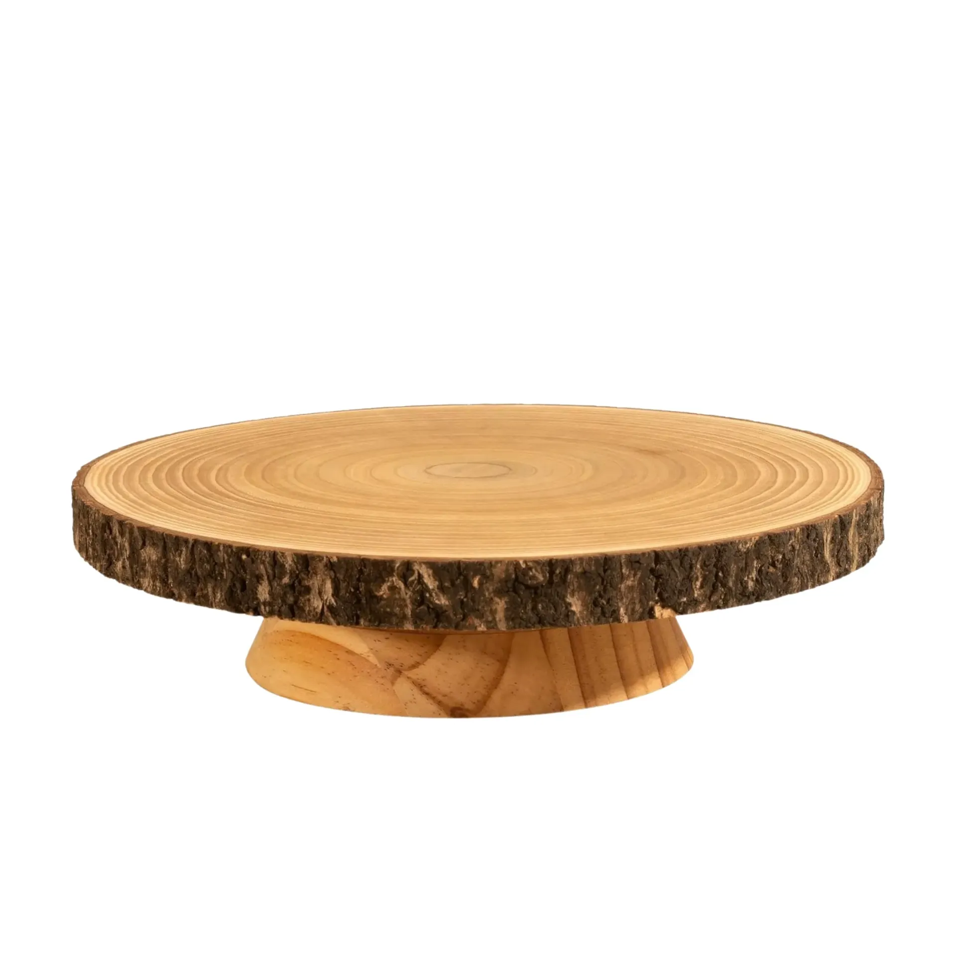 Cake Stand - Wood 10 inch