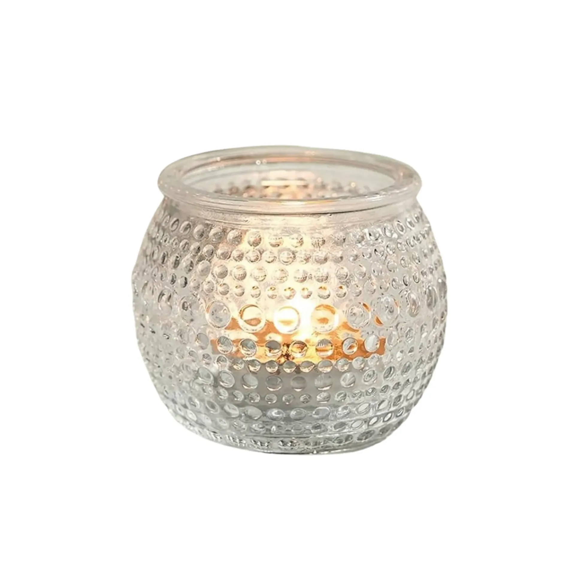 Rounded Votive Candle Holders - Clear