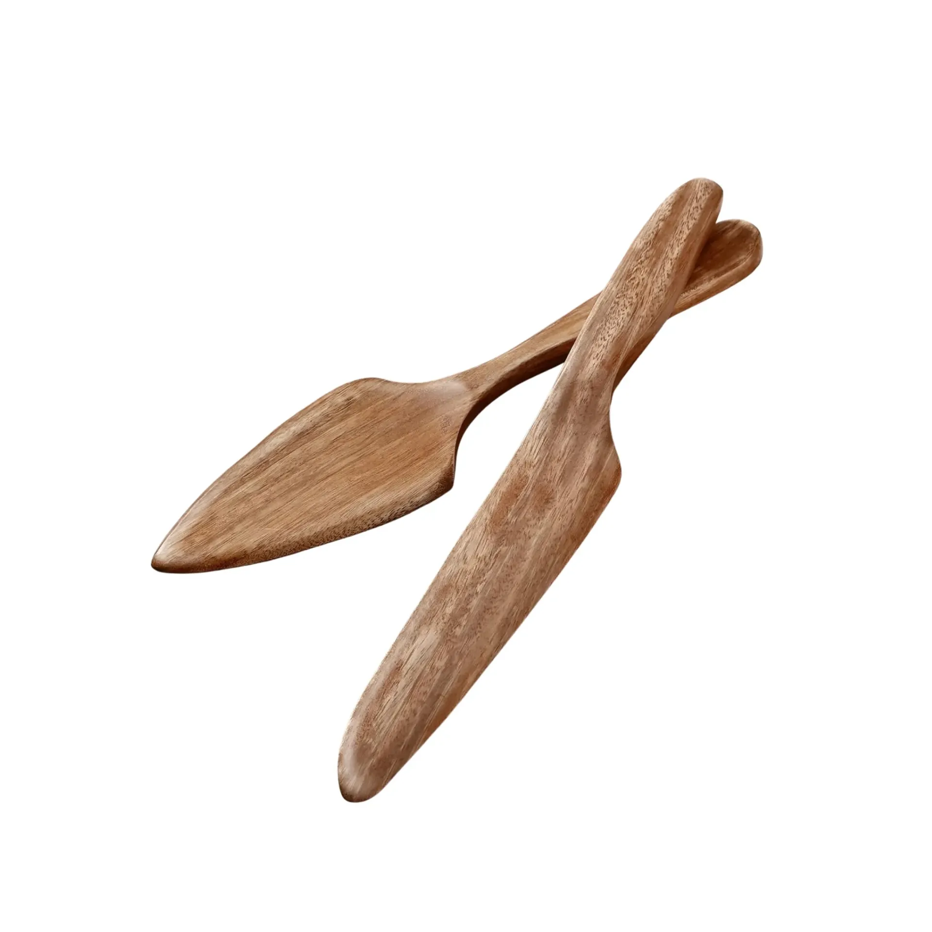 Cake Knife and Server Set - Wooden
